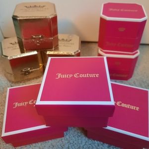 Bundle of 8 Juicy Couture Charm Box Lot